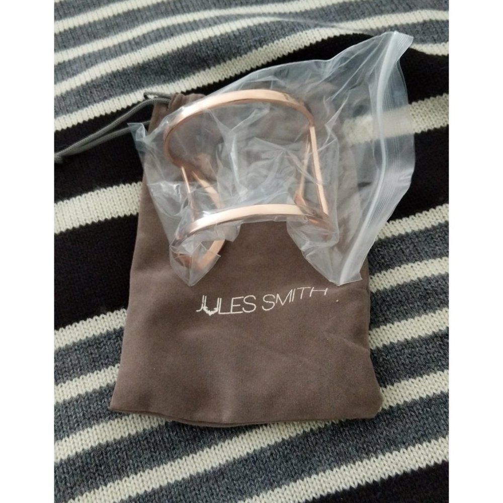 Jules Smith Jane Cuff Bracelet in Rose Gold - Picture 6 of 6